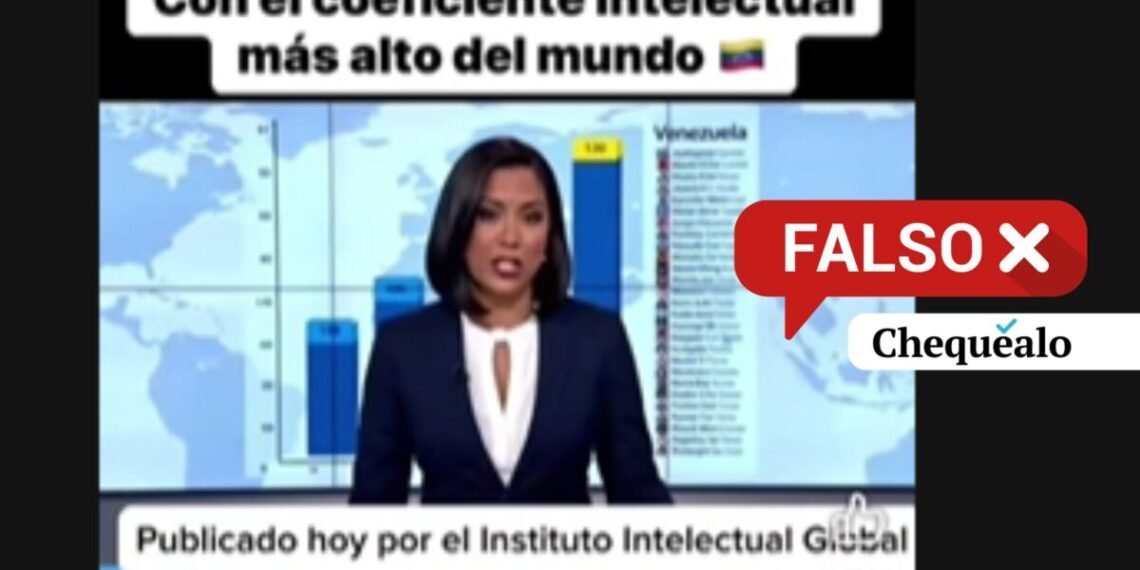 ¿Estudio reveló que Venezuela es uno de los países con el coeficiente intelectual más alto del mundo?