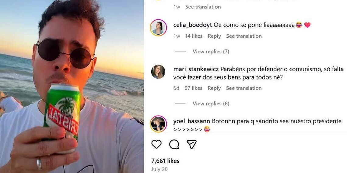 El ‘próximo presidente‘: Sandro, el nieto de Fidel Castro, enciende las redes en Cuba