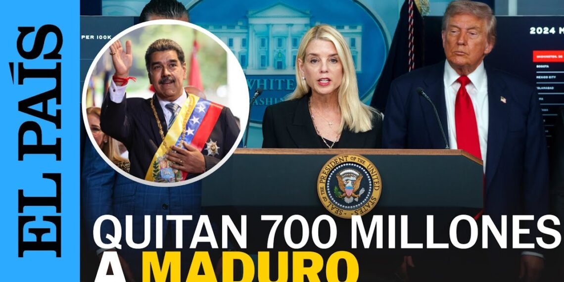 Estados Unidos asegura que se ha incautado de 700 millones de dólares en activos de Maduro