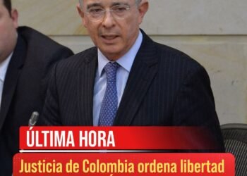 Justicia de Colombia ordena la libertad del expresidente Uribe mientras apela condena