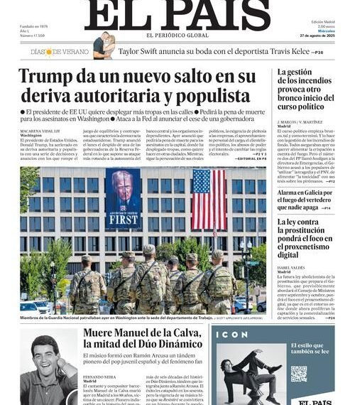 Tropas en Washington y destituciones en la Reserva Federal: Trump abraza la deriva autoritaria en Estados Unidos
