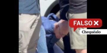 ¿Un video muestra la detención del presunto asesino del activista político Charlie Kirk en EE UU?