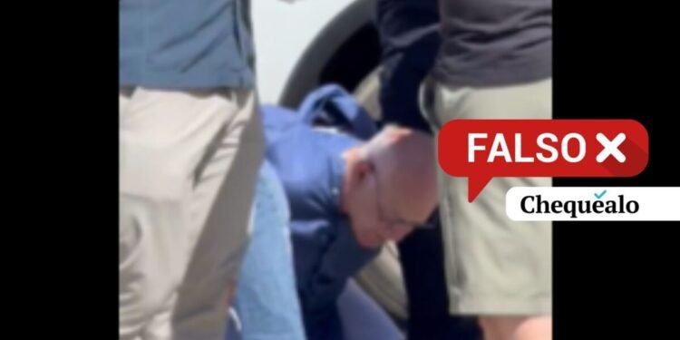 ¿Un video muestra la detención del presunto asesino del activista político Charlie Kirk en EE UU?