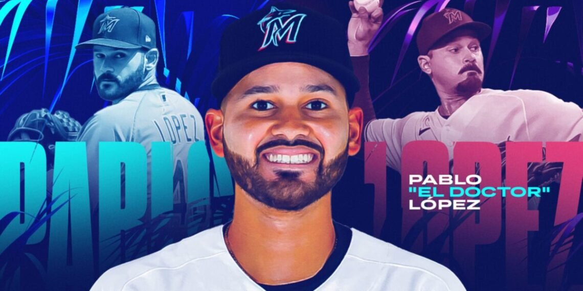 El pelotero venezolano Pablo López fue nominado al Premio Roberto Clemente 2025 de la MLB