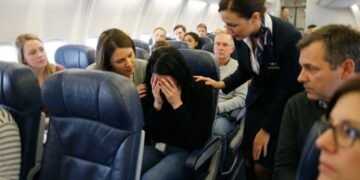 VIDEO: Una influencer se grabó gritando en un avión y tuvo que dar explicaciones sobre su ataque de pánico