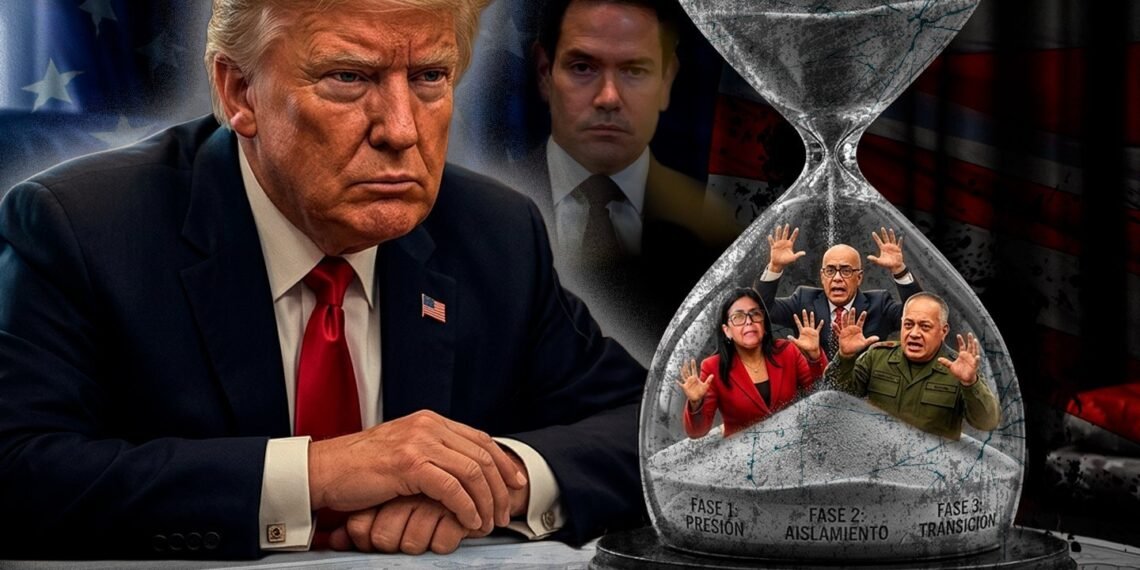 El plan de tres fases de Trump está desmantelando al chavismo desde adentro